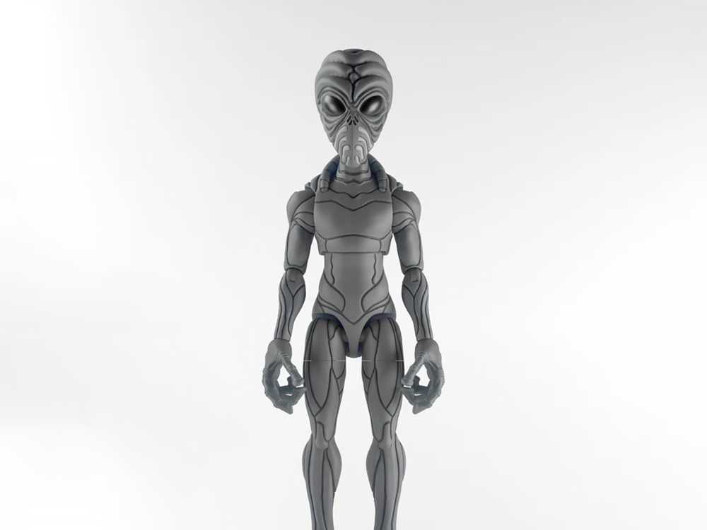 Cryptoids Toys War for the Green Planet Roswell Grey Alien 1/12 Scale Deluxe Action Figure - View 2