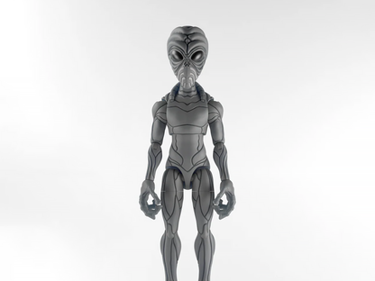 Cryptoids Toys War for the Green Planet Roswell Grey Alien 1/12 Scale Deluxe Action Figure - View 2