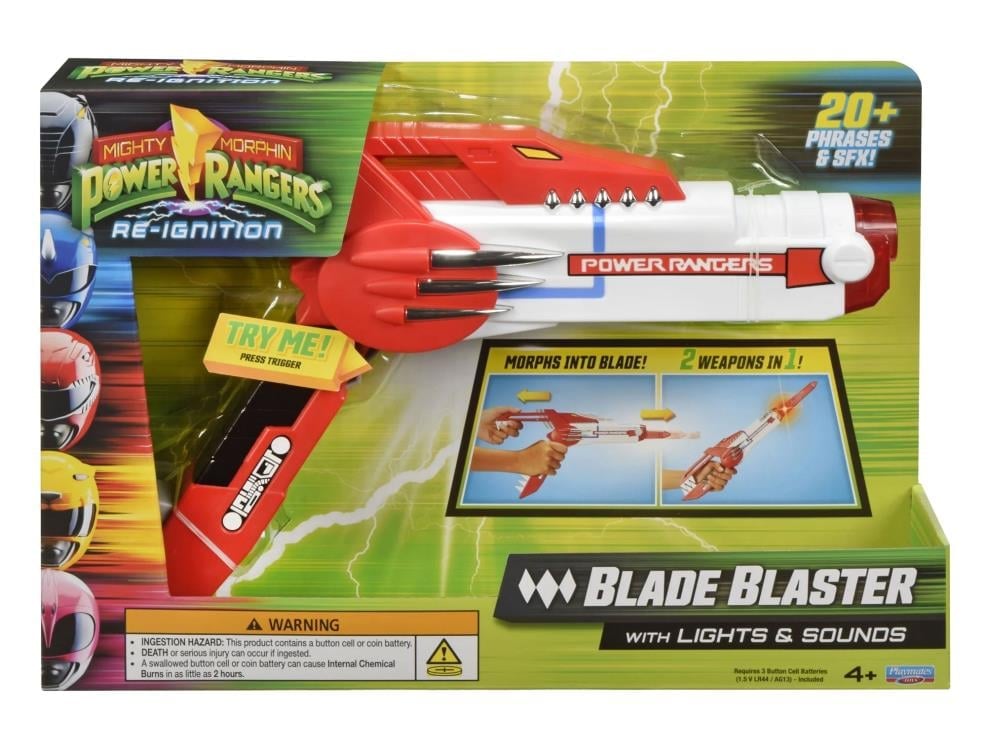 Playmates Mighty Morphin Power Rangers Re-Ignition Blade Blaster Plastic Prop - View 6