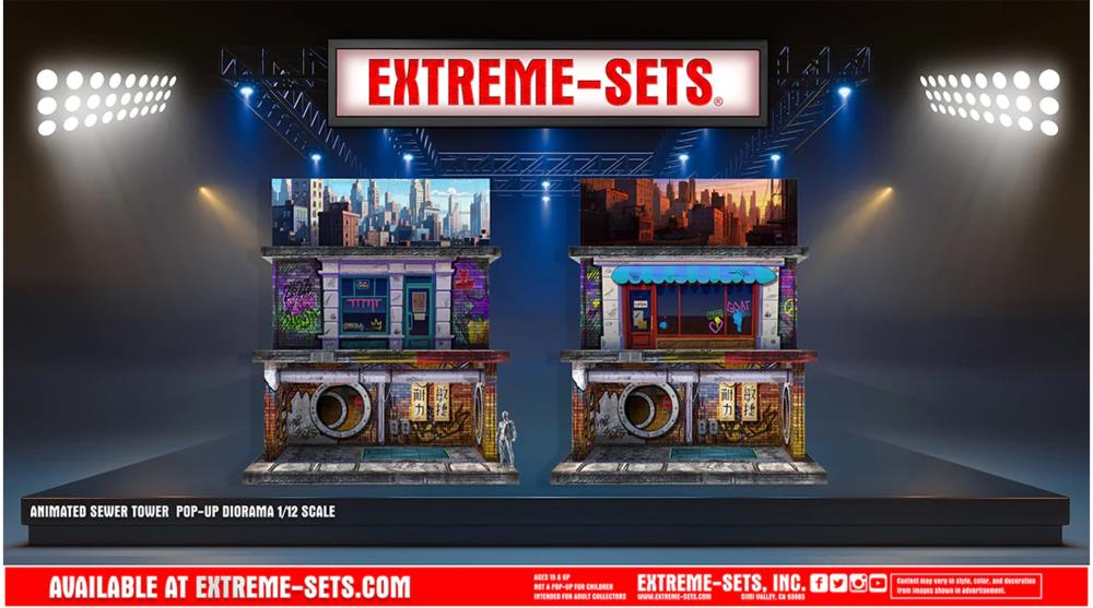 Extreme-Sets Animated Sewer Tower 1/12 Scale Pop-Up Diorama from the Multiverse Collection - View 9