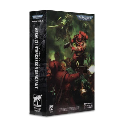 McFarlane Toys Warhammer 40,000 Blood Angels Assault Intercessor Sergeant Plastic Action Figure - View 14