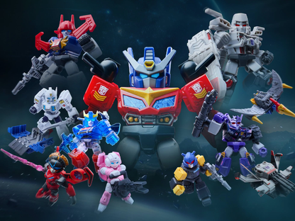 Blokees Transformers Defender Version Vol. 8 Battle Stars Box of 12 Plastic Model Kits - View 2