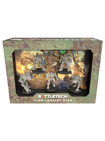 Catalyst Game Labs BattleTech Clan Cavalry Star Mercenaries ForcePack Miniatures Set