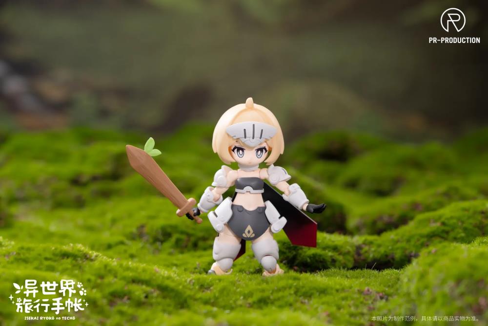 PR-Production Isekai Travel Notebook 01 Novice Warrior Renee Brown Model Kit - View 3