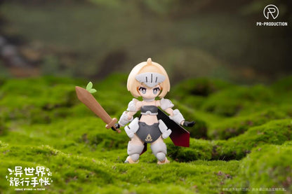 PR-Production Isekai Travel Notebook 01 Novice Warrior Renee Brown Model Kit - View 3