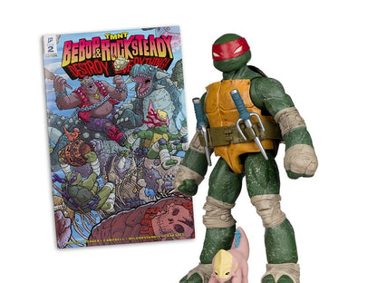 McFarlane Toys Teenage Mutant Ninja Turtles Page Punchers Raphael 5-Inch Action Figure with Comic - View 2