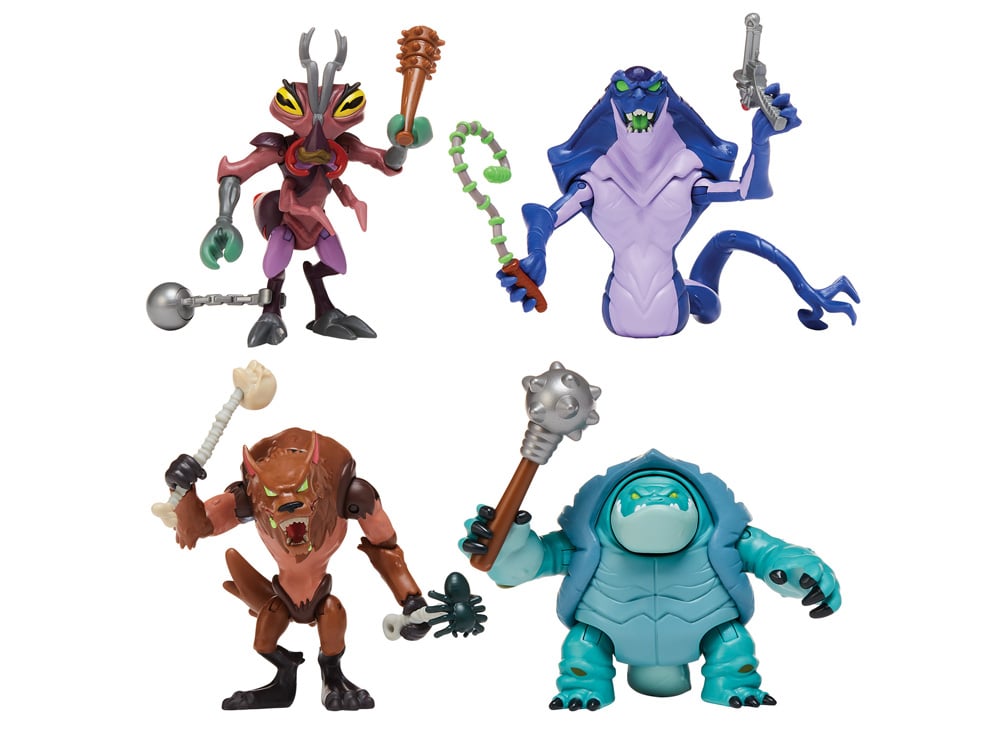 Playmates Tales of the Teenage Mutant Ninja Turtles Monster Mutanimals Set of 4 Action Figures, 5-Inch - View 2