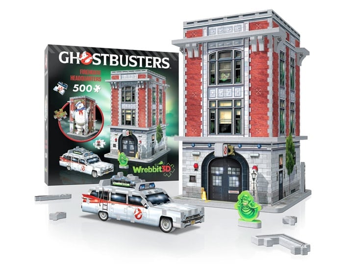 Wrebbit Ghostbusters Firehouse Headquarters 500-Piece 3D Puzzle - View 2