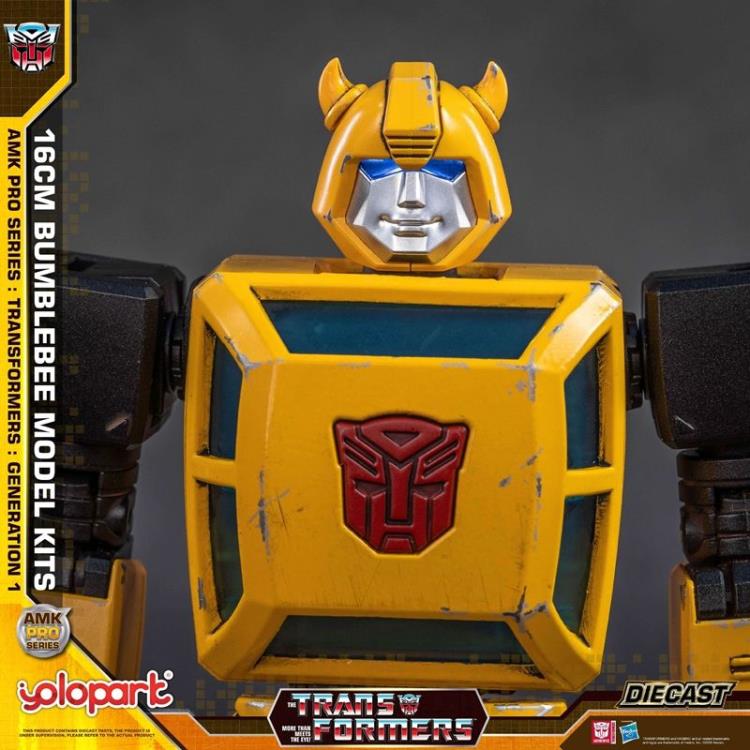 Yolopark Transformers Generation 1 AMK Pro Bumblebee 6.3-Inch ABS Model Kit with Spike - View 26