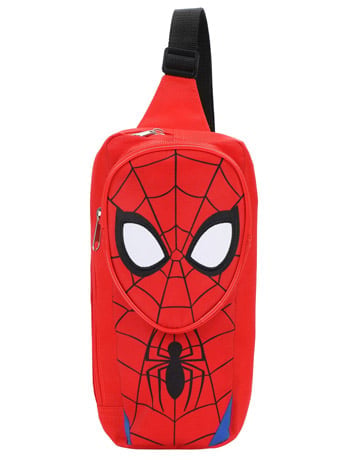Bioworld Marvel Spider-Man 3D Character Sling Bag, 5.25-Inch