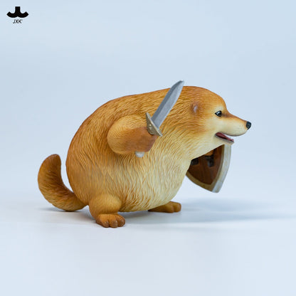 JxK.Studio Sword and Shield Dog (Ver. 2.0) 3.9-Inch Resin Figure - View 7