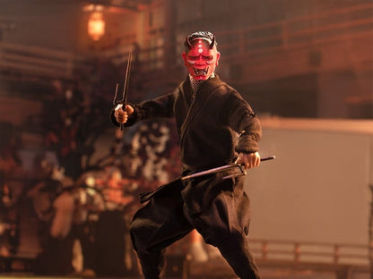 EdStar Studio Undead Ninja Army Oni Mask 1/12 Scale Figure (Black Ver.) - View 2