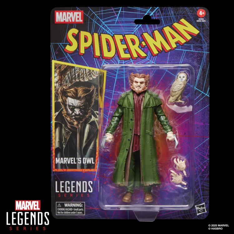 Hasbro Spider-Man Marvel Legends Retro Collection The Owl Plastic Action Figure - View 11