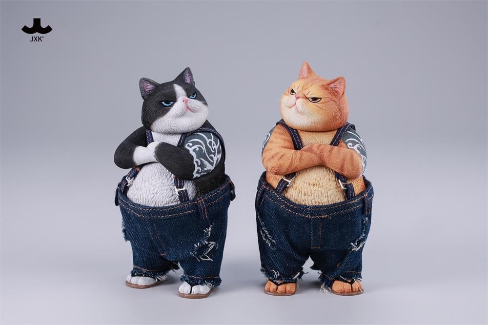 JxK.Studio Tough-Guy Cat (Ver. B) 4.5-Inch Resin Figure - View 10