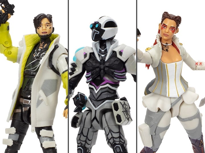 Jakks Pacific Apex Legends 6-Inch Scale Series 5 Set of 3 Action Figures - View 2