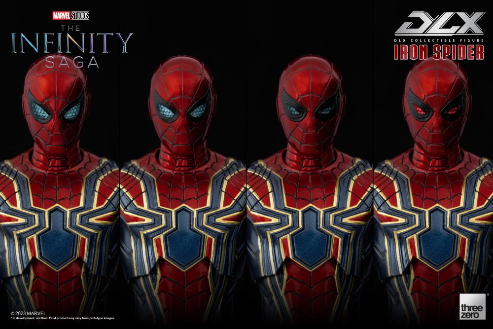 threezero Marvel Avengers: The Infinity Saga DLX Iron Spider 1/12 Scale 6.5-Inch Action Figure - View 18