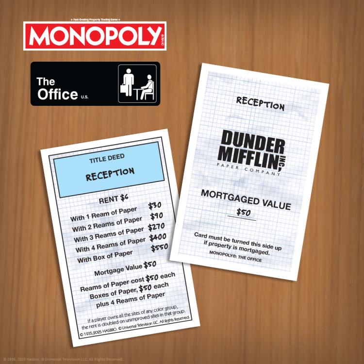 Hasbro Monopoly: The Office Property-Trading Board Game - View 9