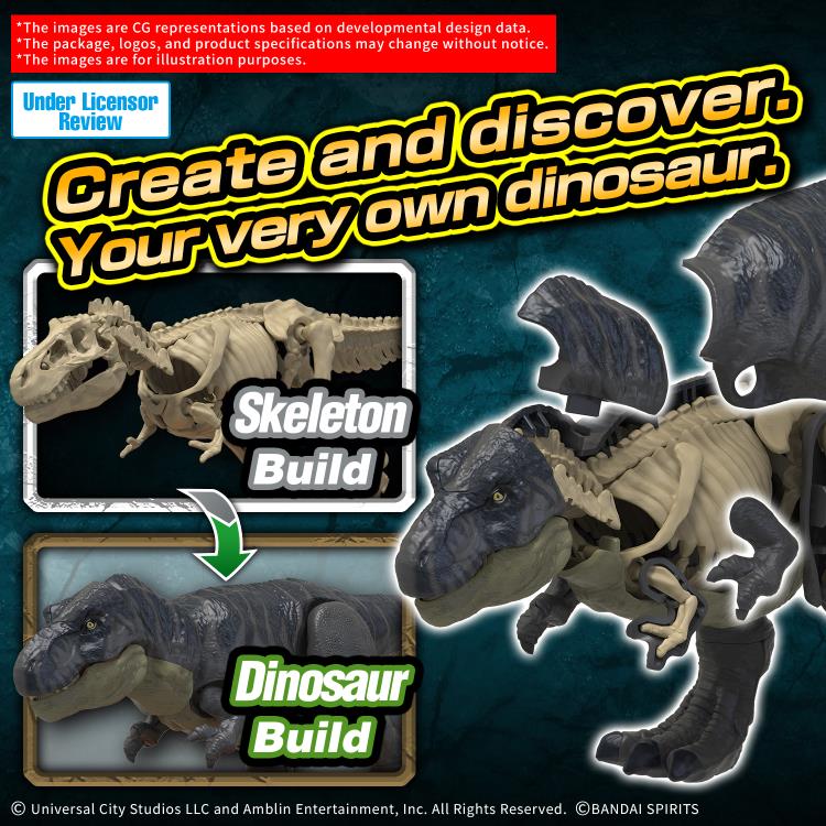 Bandai Jurassic World Rebirth Plannosaurus T-Rex Plastic Model Kit - View 5