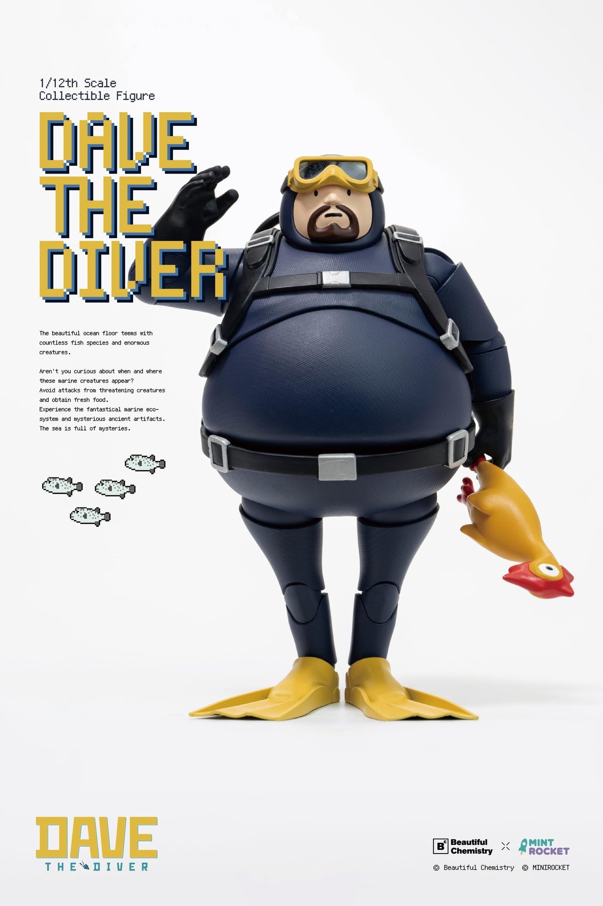 Beautiful Chemistry Dave the Diver 1/12 Scale 6-Inch Action Figure - View 3