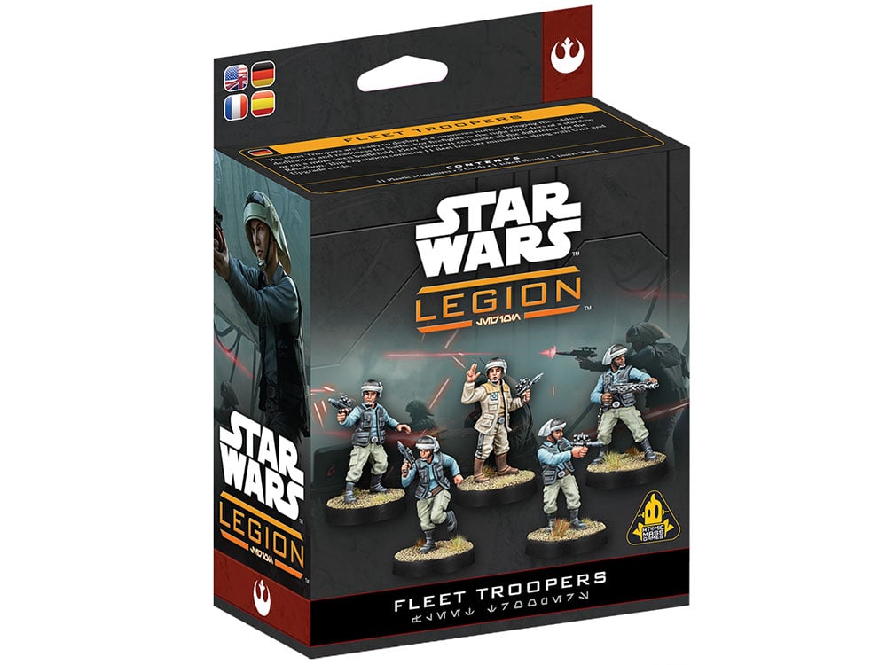 Atomic Mass Games Star Wars: Legion Fleet Troopers Unit Rebel Soldier Plastic Miniatures - View 2