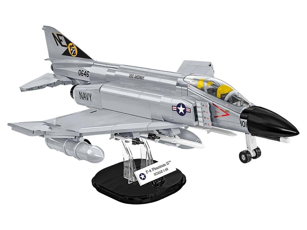Cobi Armed Forces F-4 Phantom II 1/48 Scale Building Block Set - View 2