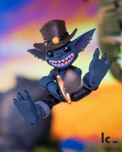 Lone Coconut Plunderlings Captain Ash 3.8-Inch Articulated Action Figure - View 5