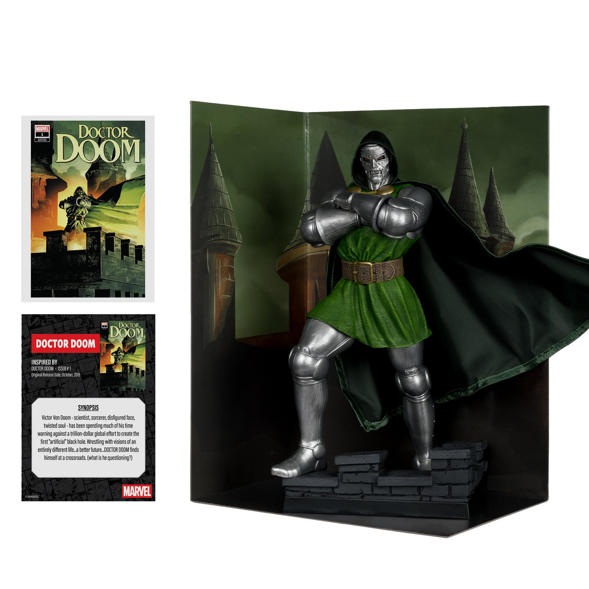 McFarlane Toys Marvel (Doctor Doom #1) 1/6 Scale Action Figure, 11-Inch - View 7