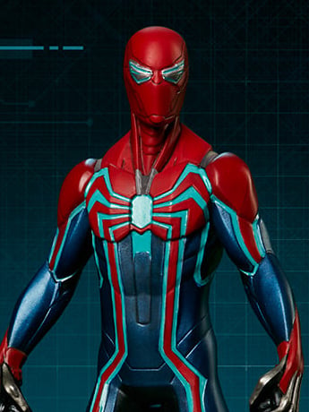 PCS Collectibles Spider-Man 2018 Video Game Velocity Suit 1/10 Scale Limited Edition Statue