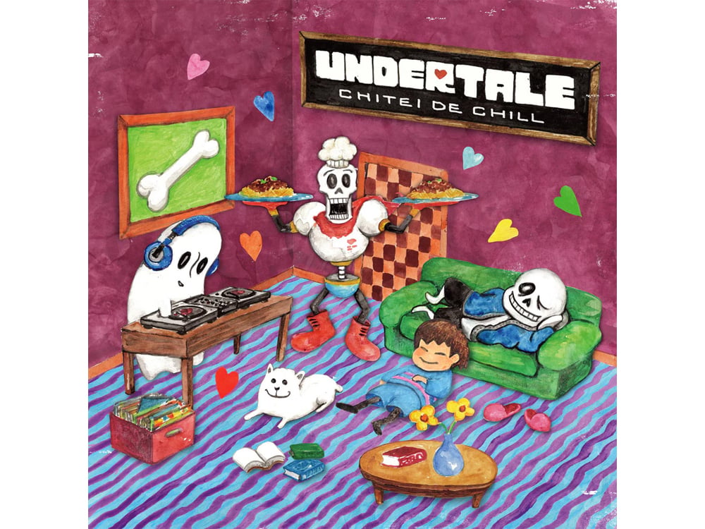 Square Enix Products Undertale: Chitei de Chill Vinyl Record 2XLP - View 2