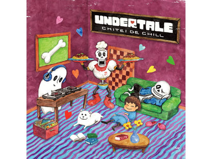 Square Enix Products Undertale: Chitei de Chill Vinyl Record 2XLP - View 2