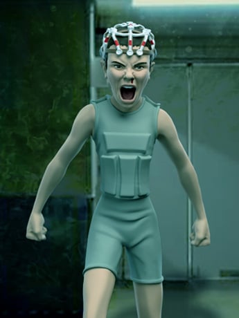 Weta Workshop Stranger Things Mini Epics Eleven Powered (Season 4) 4.8-Inch Vinyl Figure