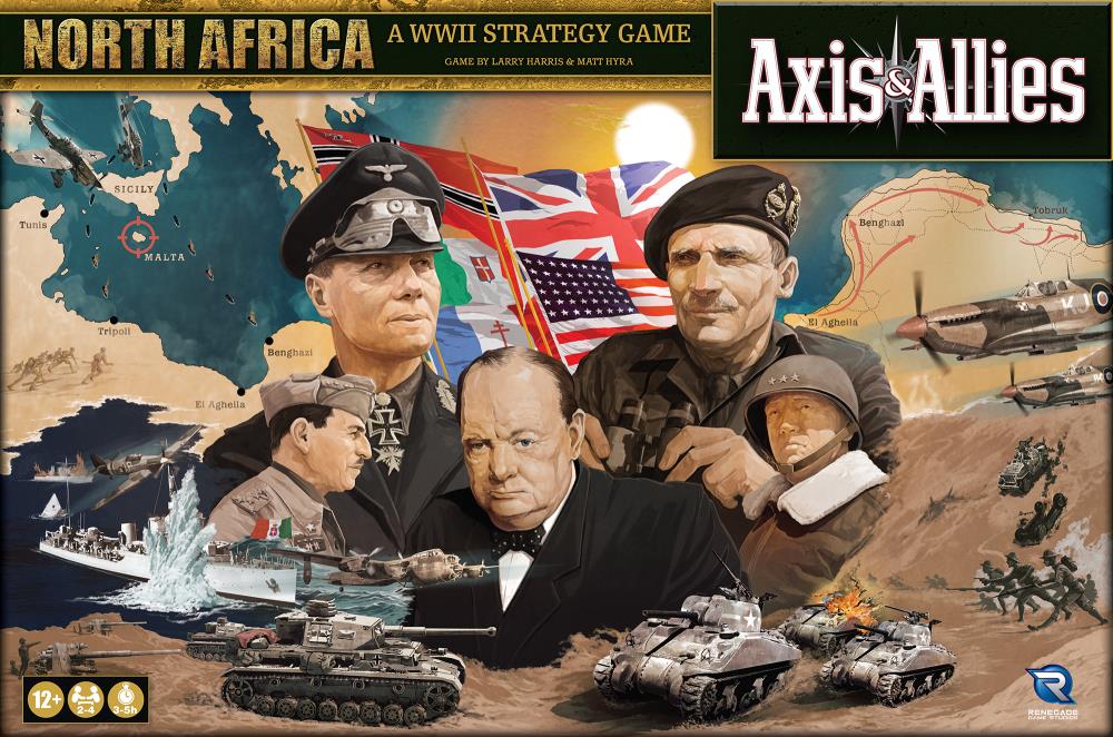 Renegade Game Studios Axis & Allies: North Africa Strategy Board Game - View 3