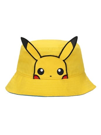 Bioworld Merchandising Pokemon Pikachu Big Face Bucket Hat