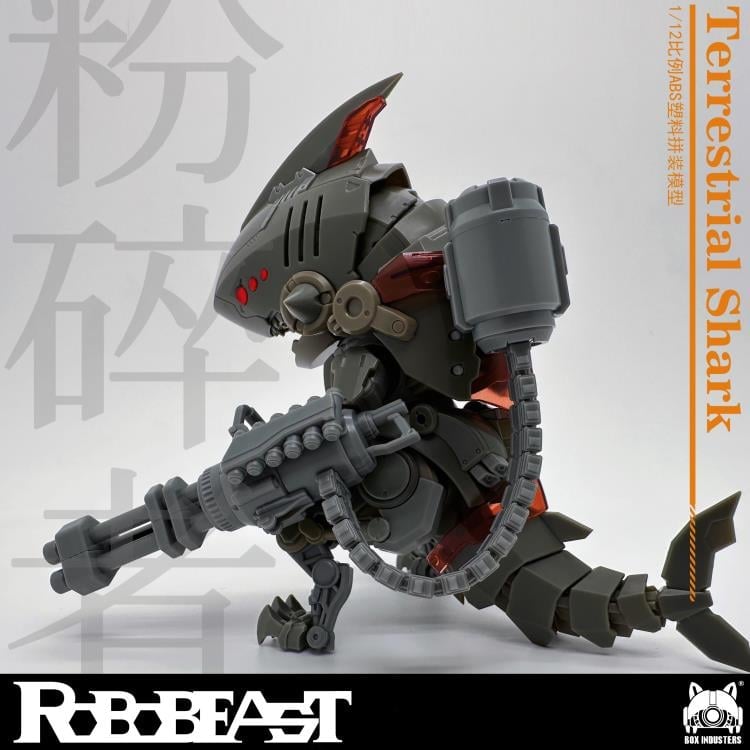 Box Industries RoboBeast Terrestrial Shark 1/12 Scale Plastic Model Kit - View 5