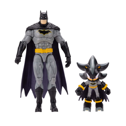 Jakks Pacific DC Comics x Sonic the Hedgehog Shadow & Batman Action Figure Two-Pack - View 3