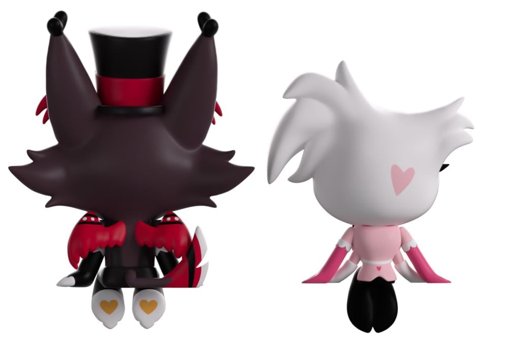 YouTooz Hazbin Hotel Monitor Buddiez Angel Dust & Husk Vinyl Figure Set - View 5