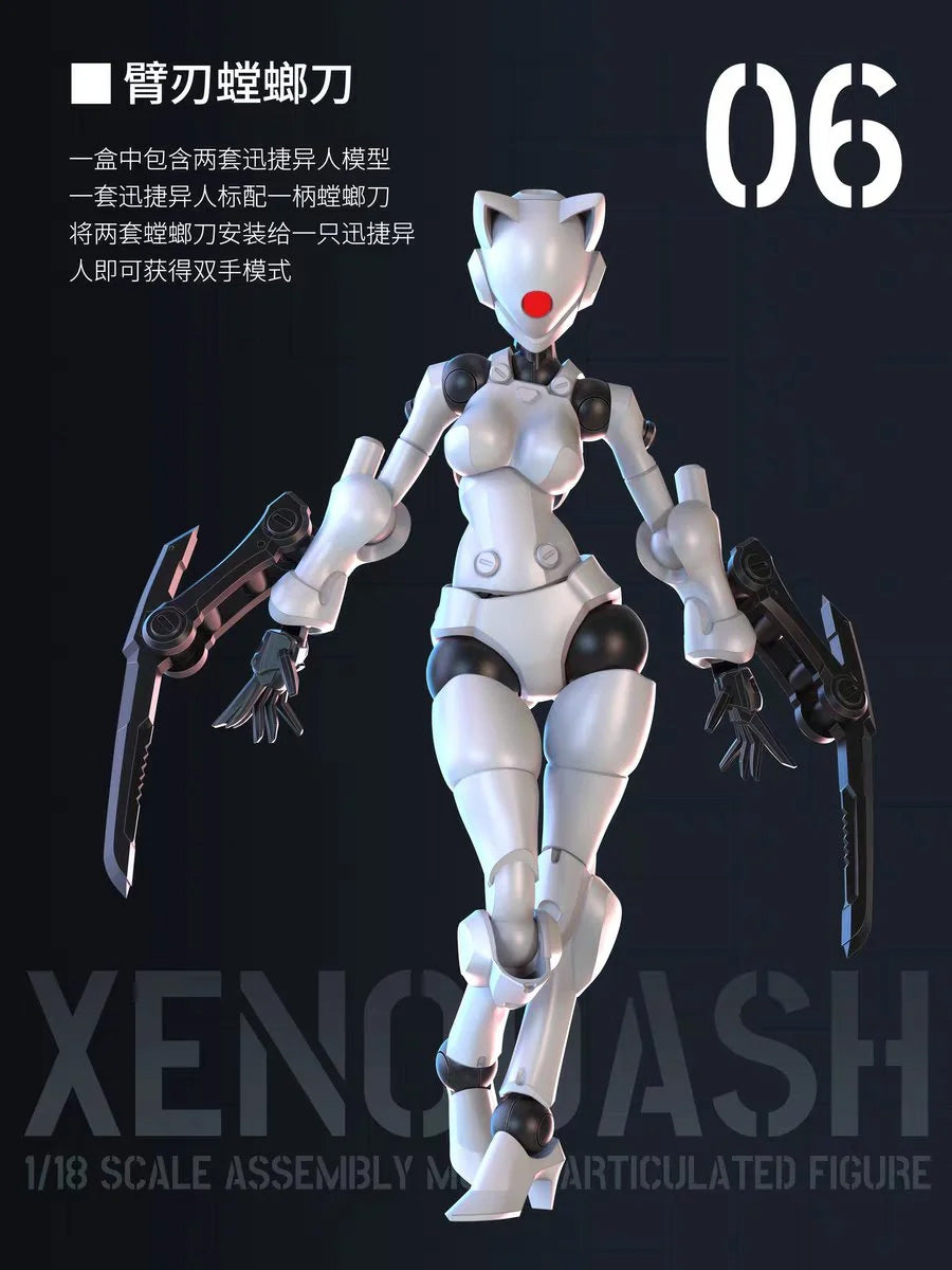 Sheik Mainland 3 Min Project Xenodash (Peach Ver.) 1/18 Scale Plastic Model Kit - View 9