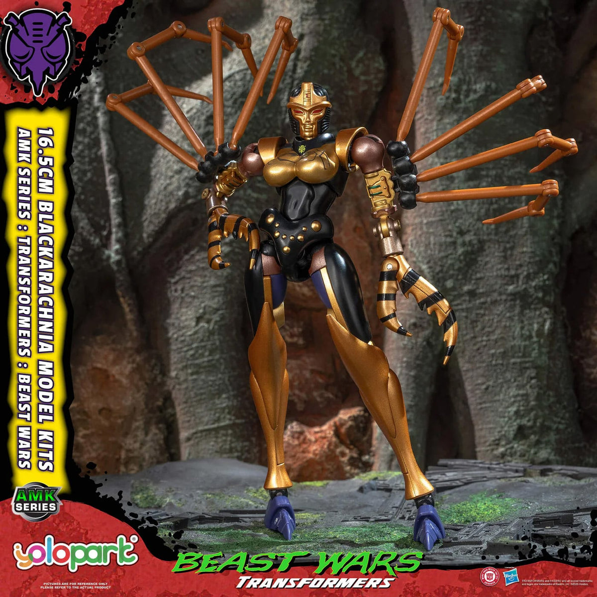 Yolopark Transformers: Beast Wars AMK Series Blackarachnia 6.5-Inch Model Kit - View 5
