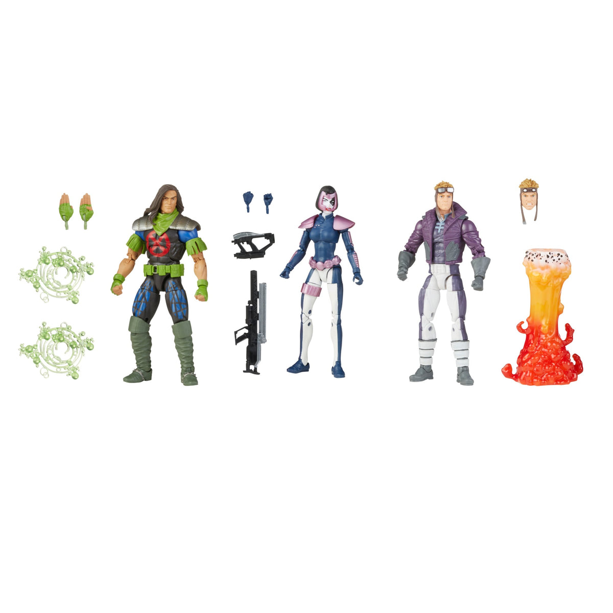 Hasbro Marvel Legends X-Force Domino, Rictor and Cannonball Action Figure Multipack - View 17