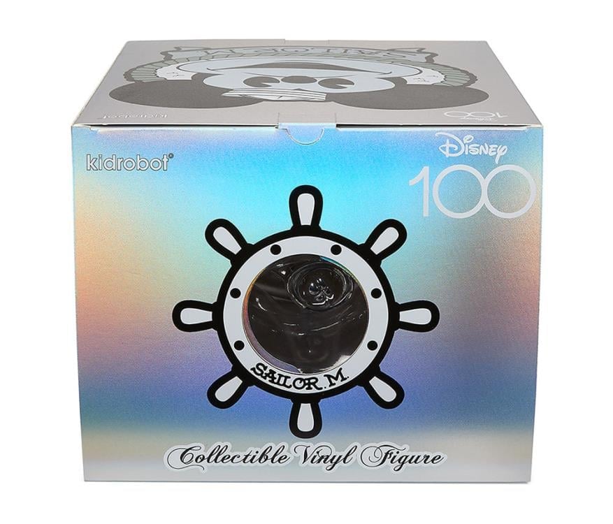 Kidrobot Disney 100th Anniversary Mickey Mouse Sailor M. 8-Inch Limited Edition Vinyl Art Figure - View 13