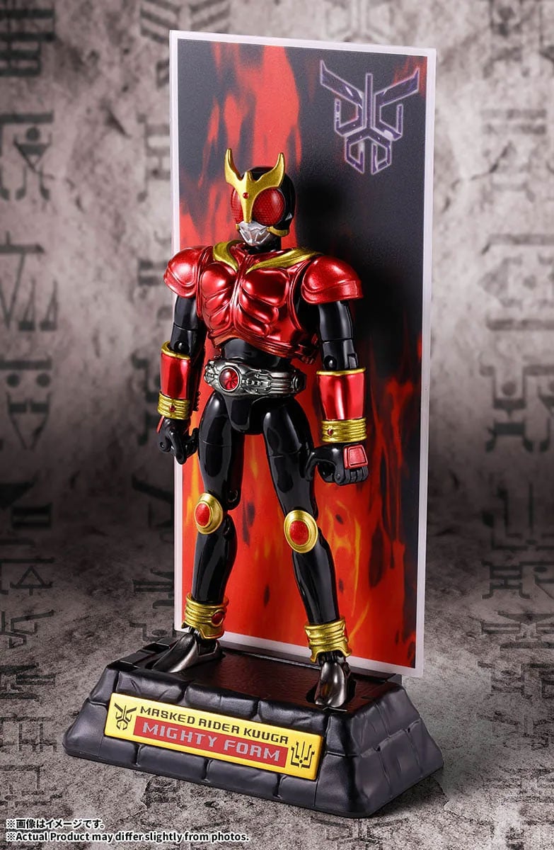 Bandai Souchaku Henshin Kamen Rider Kuuga Mighty Form Action Figure (4.9-Inch) - View 9