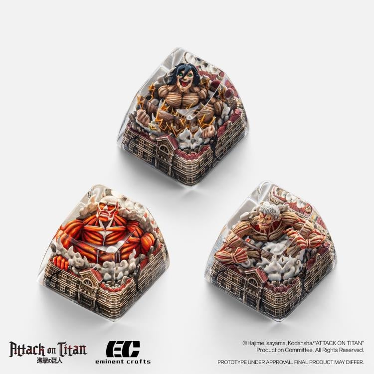 Forge Panda Attack on Titan Scout Regiment Logo Artisan Resin Keycap - View 8