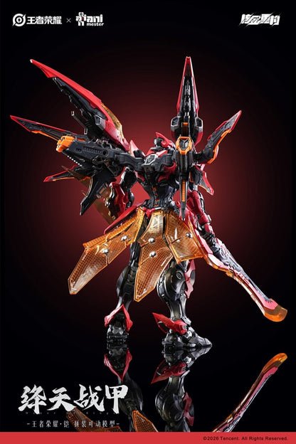 AniMester Honor of Kings Sun Kai (Crimson Sky Armor Ver.) 1/12 Scale Model Kit (With Bonus) - View 19