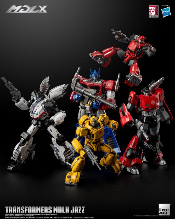 threezero Transformers MDLX Articulated Figure Series Jazz 6-Inch Action Figure - View 19