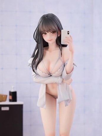 Kawa Design Hitomio Illustration Selfie Girl 1/6 Scale Figure, 11-Inch