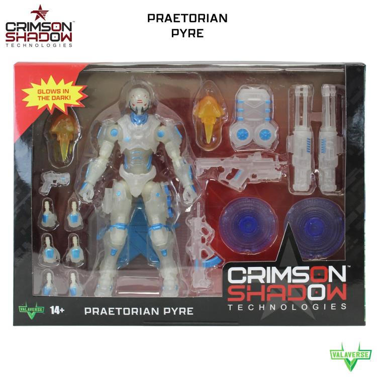 Valaverse Action Force Crimson Shadow Technologies Praetorian Pyre 1/12 Scale Plastic Action Figure - View 6