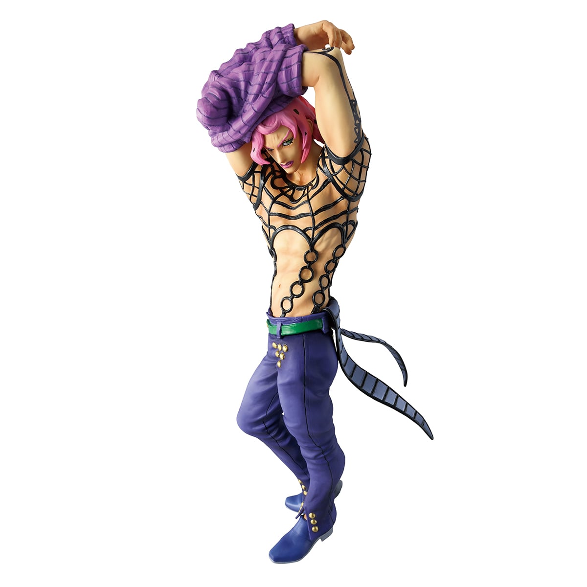 Bandai JoJo's Bizarre Adventure Masterlise Ichibansho Diavolo (The Gathering of Rivals) 9.8-Inch Figure - View 7