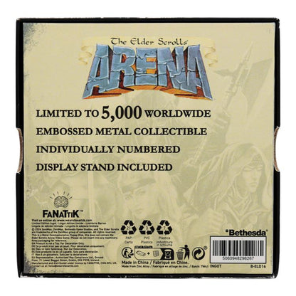 Fanattik Collectibles The Elder Scrolls Arena Floppy Disk Limited Edition Metal Replica - View 7
