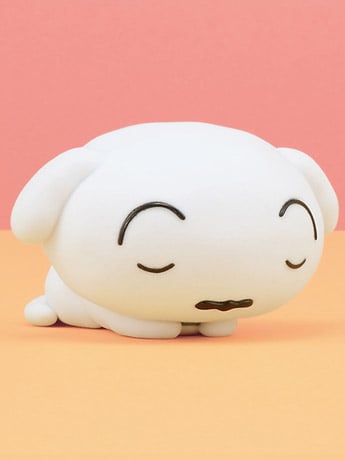 Bandai Crayon Shin-chan Fluffy Puffy Shiro Ver. B 2.5-Inch Figure