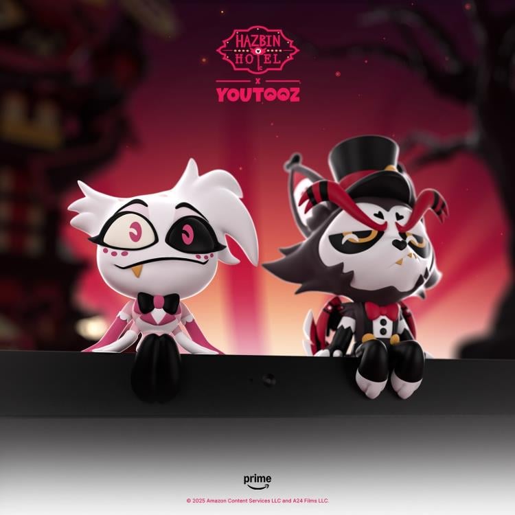 YouTooz Hazbin Hotel Monitor Buddiez Angel Dust & Husk Vinyl Figure Set - View 8